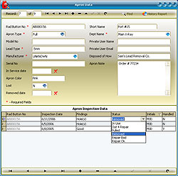ApronCheck Software Data Entry